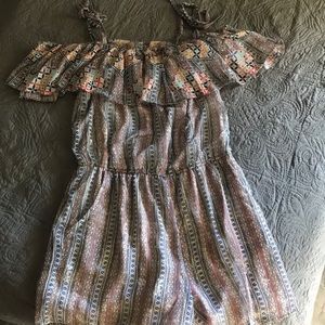 Francesca’s off the shoulder romper.